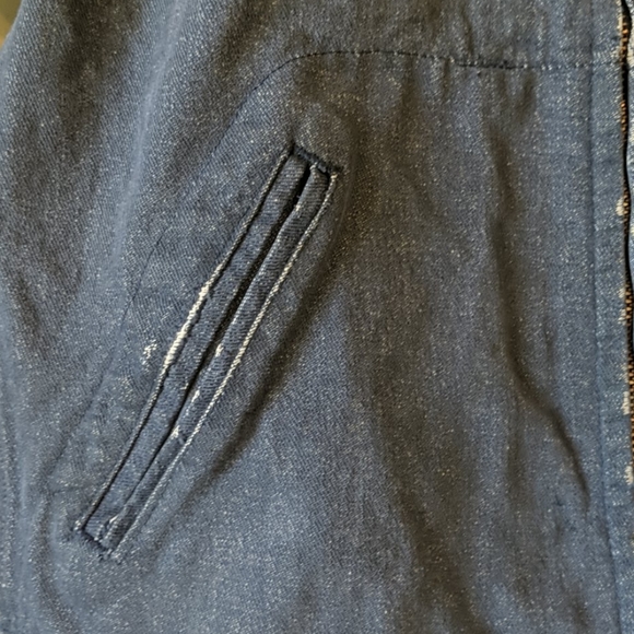 Vintage 60s work wear denim cropped jacket - Picture 2 of 11